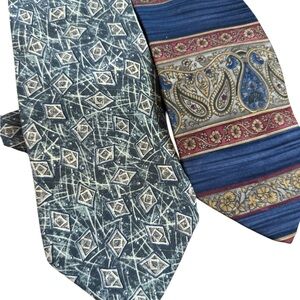 Barrington and Ruffini Patterned Ties Set